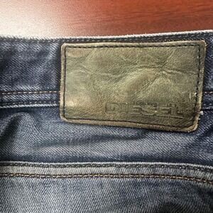 Diesel Koolter Jeans Mens 30x32 Regular Slim Tapered Wash Button Fly FLAW!